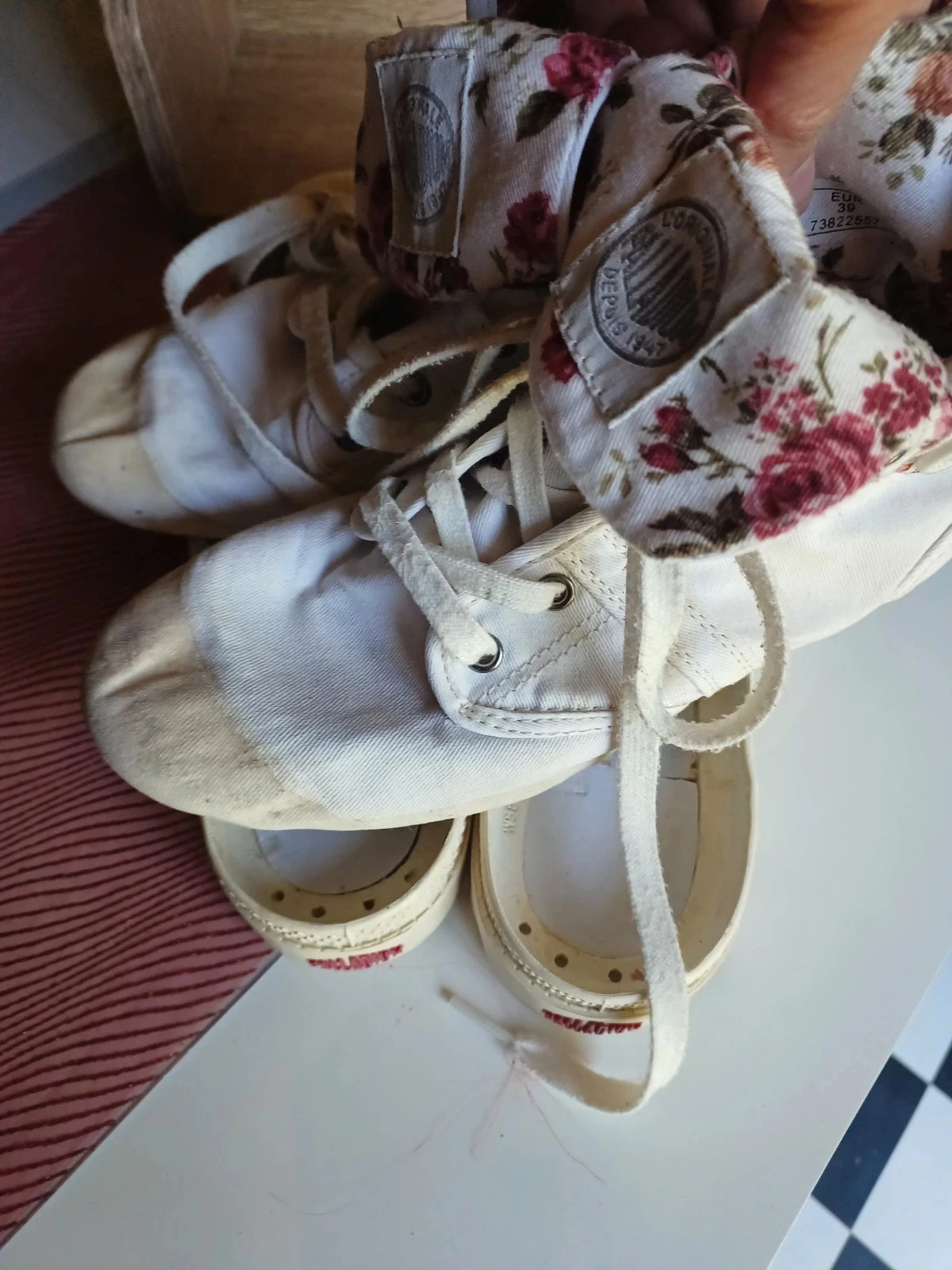 Palladium blanc cassé fleuri  pointure 39 – photo 15